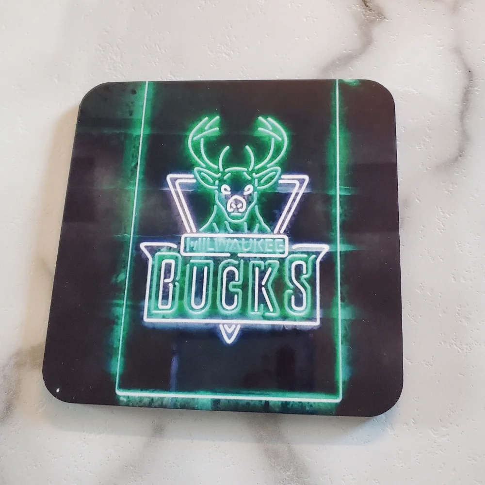 Milwaukee Bucks 2 Pack Coasters